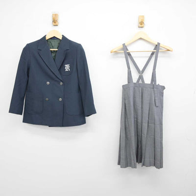 【中古】栃木県 河内中学校 女子制服 2点 (ブレザー・スカート) sf042357