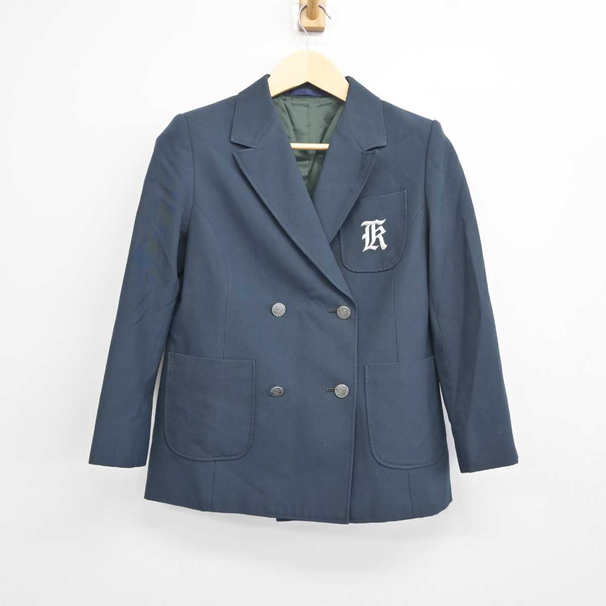 【中古】栃木県 河内中学校 女子制服 2点 (ブレザー・スカート) sf042357