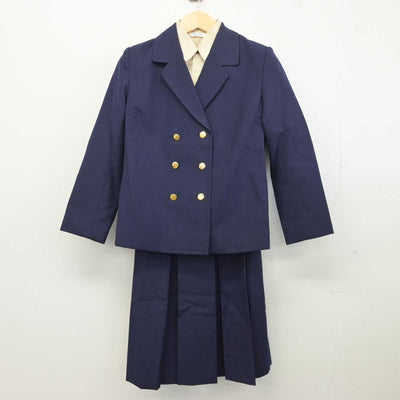 【中古】神奈川県 清泉女学院中学高等学校 女子制服 3点 (ブレザー・シャツ・ジャンパースカート) sf042392