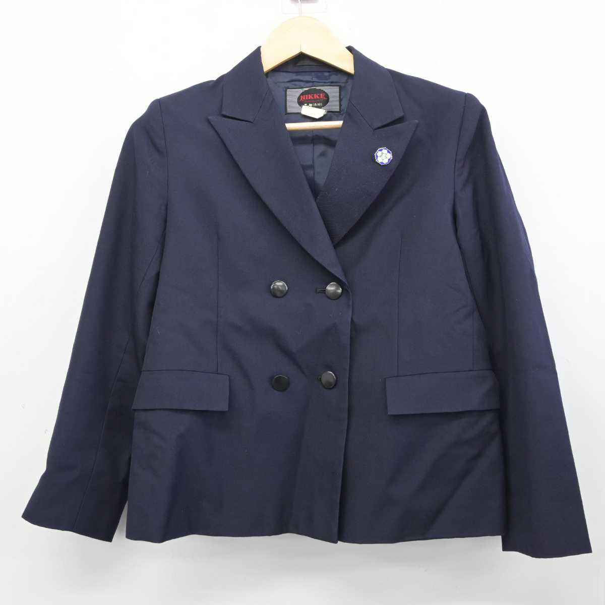 【中古】神奈川県 横浜平沼高等学校 女子制服 3点 (ブレザー・スカート) sf042395