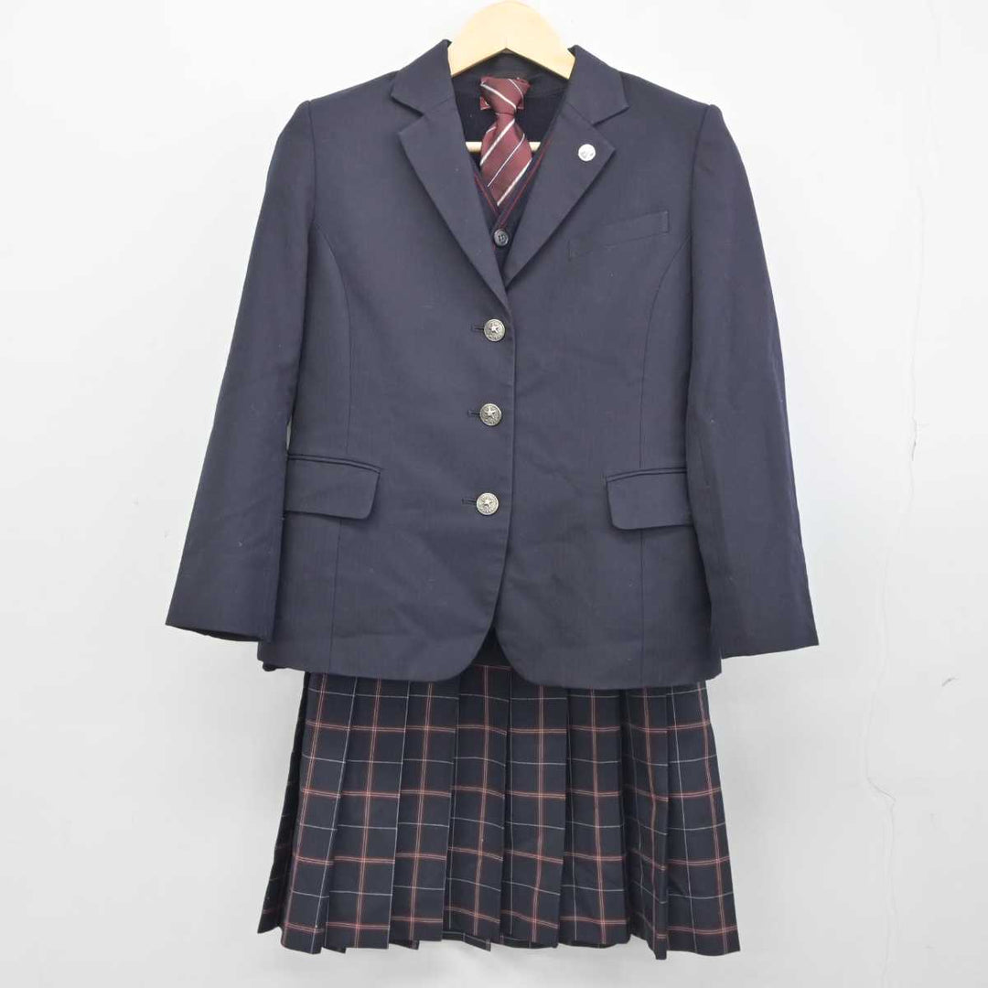 【中古】新潟県 新潟明訓高等学校 女子制服 5点 (ブレザー・ニット・スカート) sf042397 | 中古制服通販パレイド