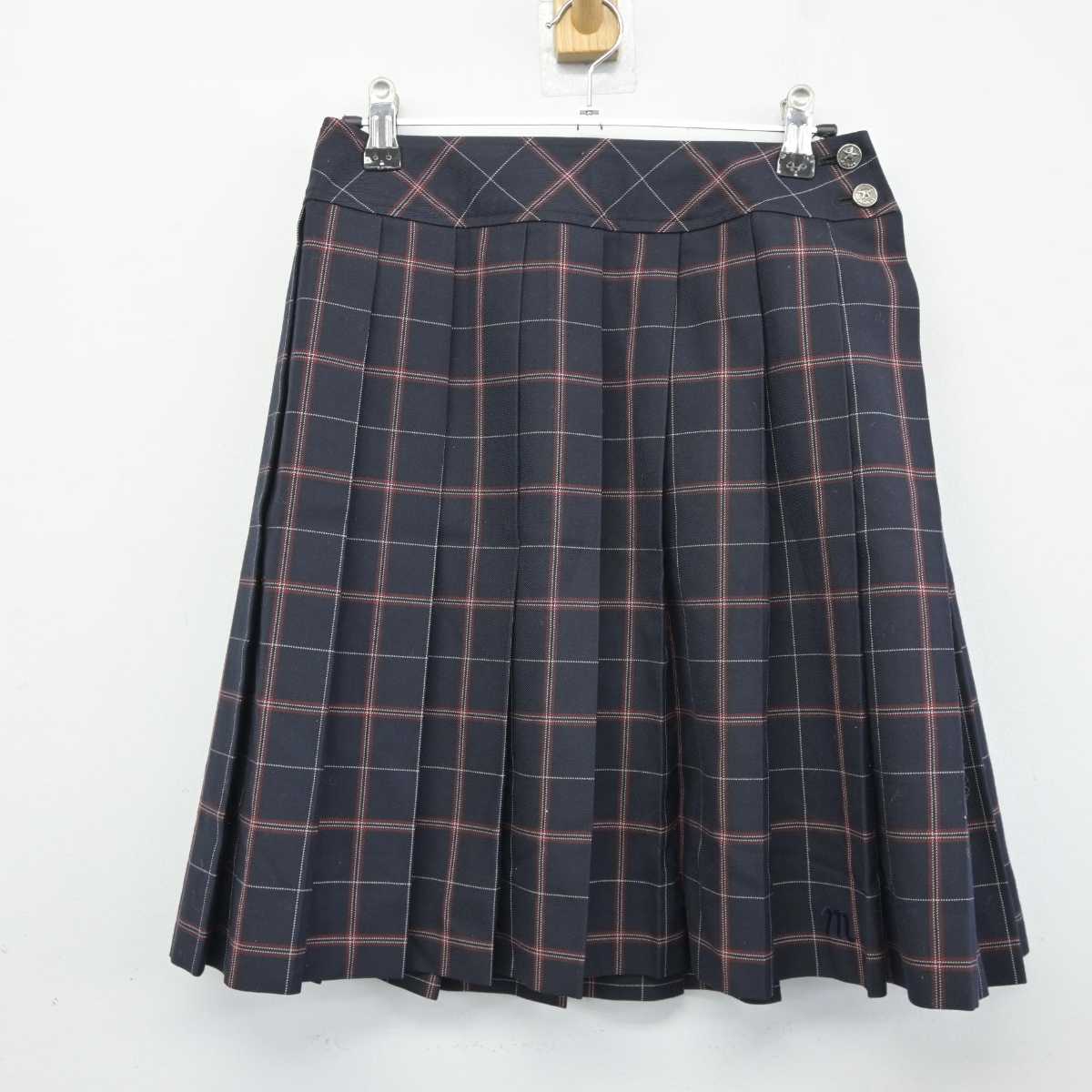 【中古】新潟県 新潟明訓高等学校 女子制服 5点 (ブレザー・ニット・スカート) sf042397