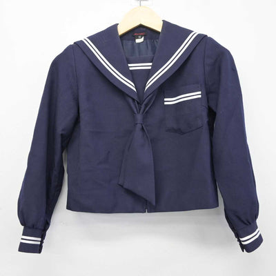 【中古】静岡県 富士宮市立第二中学校 女子制服 3点 (セーラー服・スカート) sf042413