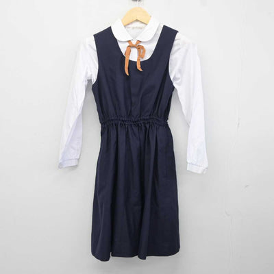 【中古】愛知県 南山学園 聖霊高等学校 女子制服 4点 (ブレザー・シャツ・ジャンパースカート) sf042418