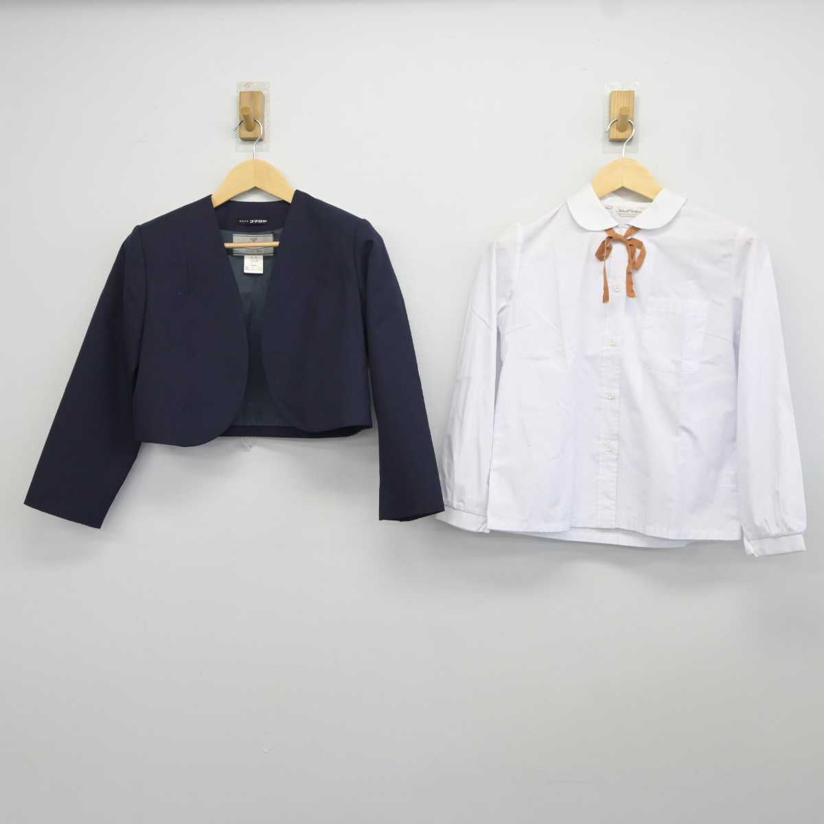 【中古】愛知県 南山学園 聖霊高等学校 女子制服 4点 (ブレザー・シャツ・ジャンパースカート) sf042418