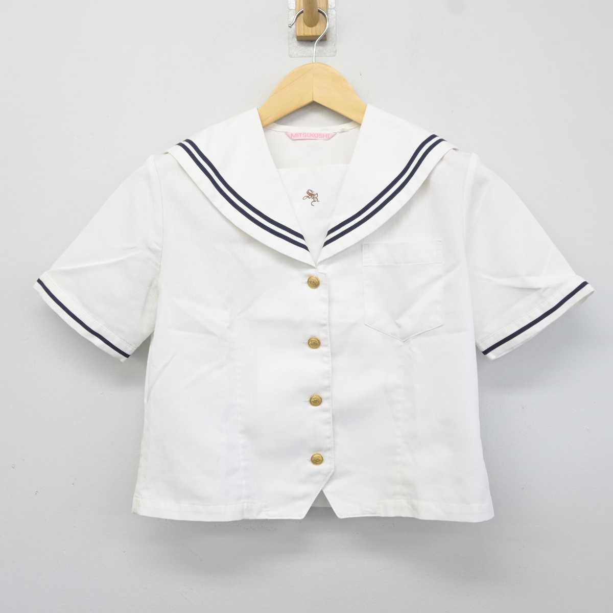 【中古】愛知県 南山学園 聖霊高等学校 女子制服 2点 (セーラー服・スカート) sf042419