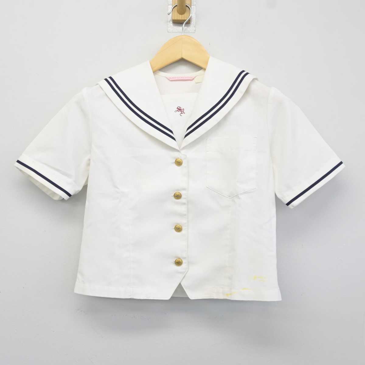 【中古】愛知県 南山学園 聖霊中学校 女子制服 2点 (セーラー服・スカート) sf042421