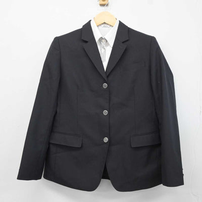 【中古】兵庫県 鳴尾高等学校 女子制服 2点 (ブレザー・シャツ) sf042427