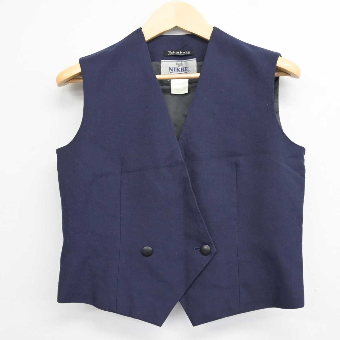 中古】兵庫県 広嶺中学校 女子制服 3点 (ベスト・シャツ