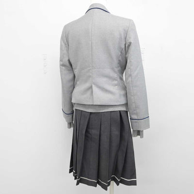 【中古】広島県 進徳女子高等学校 女子制服 4点 (ブレザー・ニット・スカート) sf042445