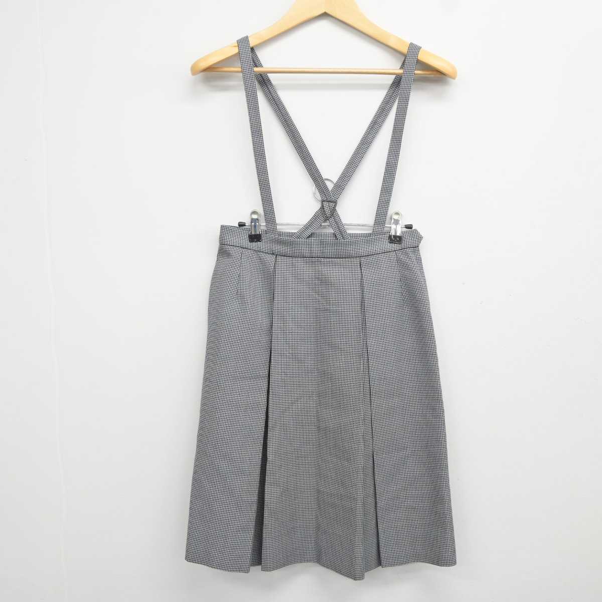 【中古】兵庫県 苦楽園中学 女子制服 2点 (スカート) sf042448