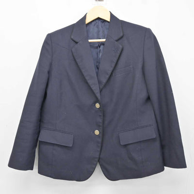 【中古】石川県 明倫高等学校 女子制服 3点 (ブレザー・スカート) sf042455