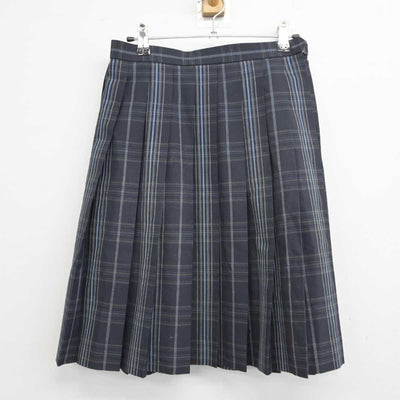 【中古】石川県 明倫高等学校 女子制服 2点 (ニット・スカート) sf042456