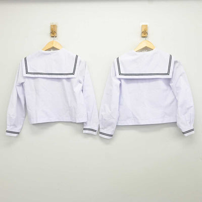 【中古】石川県 松任中学校 女子制服 4点 (セーラー服・スカート) sf042458