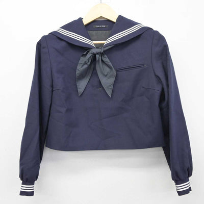 【中古】福岡県 筑紫女学園高等学校 女子制服 3点 (セーラー服・ジャンパースカート) sf042461