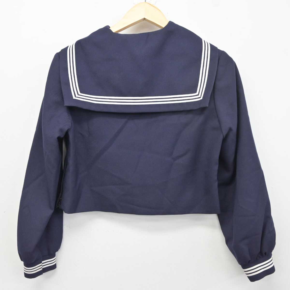 【中古】福岡県 筑紫女学園高等学校 女子制服 3点 (セーラー服・ジャンパースカート) sf042461