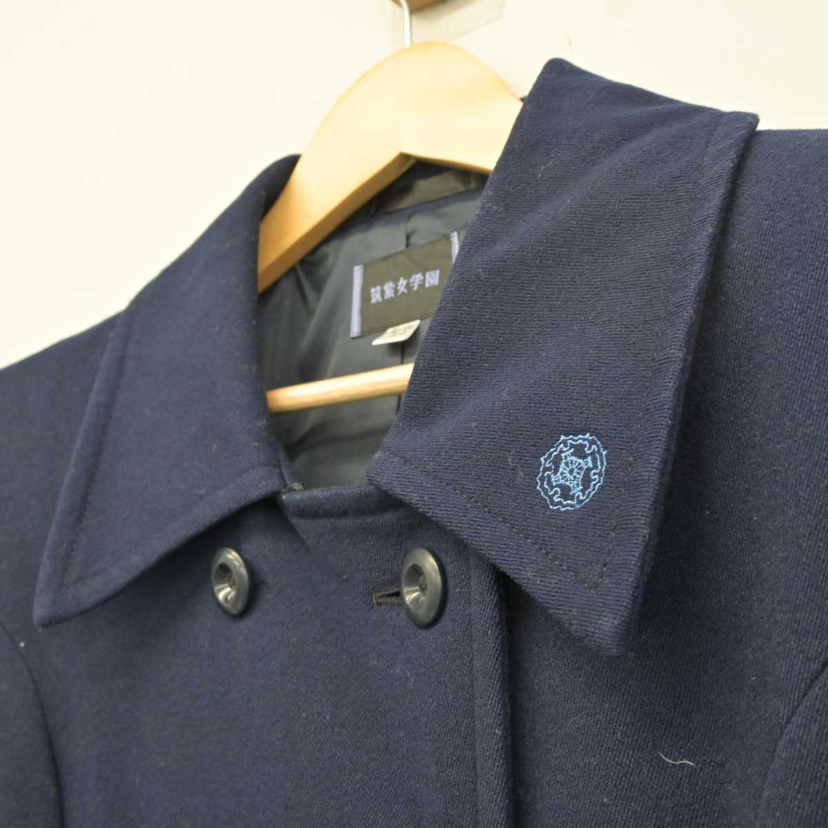 中古】福岡県 筑紫女学園高等学校 女子制服 1点 (コート) sf042462