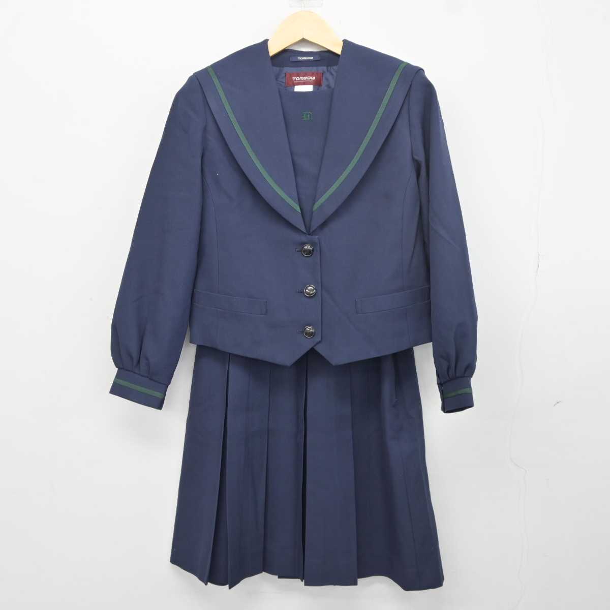 【中古】神奈川県 睦合中学校 女子制服 2点 (セーラー服・スカート) sf042467