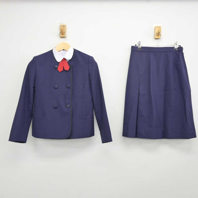 【中古】宮城県 折立中学校 女子制服 4点 (ブレザー・シャツ・スカート) sf042469