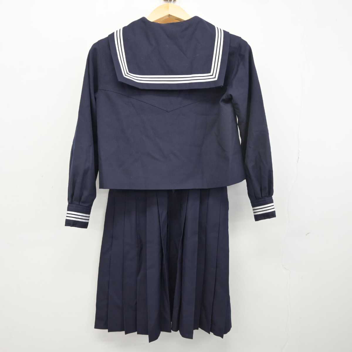 【中古】東京都 大妻中学高等学校 女子制服 3点 (セーラー服・スカート) sf042473