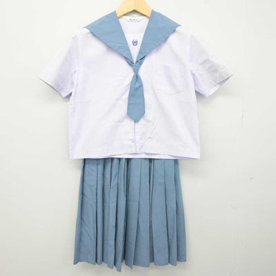 【中古】佐賀県 中原中学校 女子制服 5点 (セーラー服・スカート) sf042494