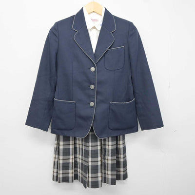 【中古】静岡県 沼津高等学校 女子制服 3点 (ブレザー・シャツ・スカート) sf042495