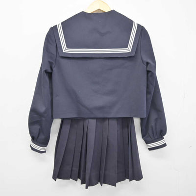 【中古】新潟県 春日中学校 女子制服 2点 (セーラー服・スカート) sf042509