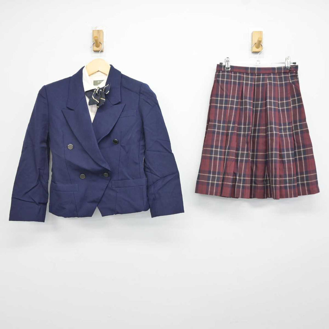 【中古】三重県 大橋学園高等学校 女子制服 4点 (ブレザー・シャツ・スカート) sf042511