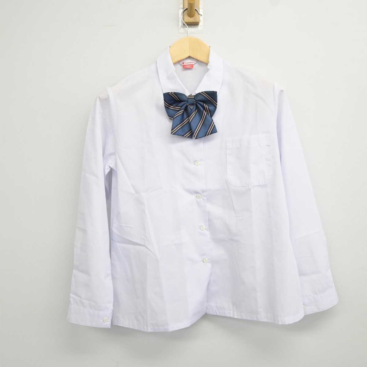 【中古】岩手県 種市中学校 女子制服 5点 (ブレザー・ベスト・シャツ・スカート) sf042522