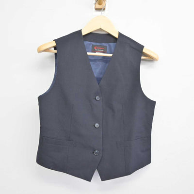 【中古】岩手県 種市中学校 女子制服 3点 (ベスト・シャツ・スカート) sf042523