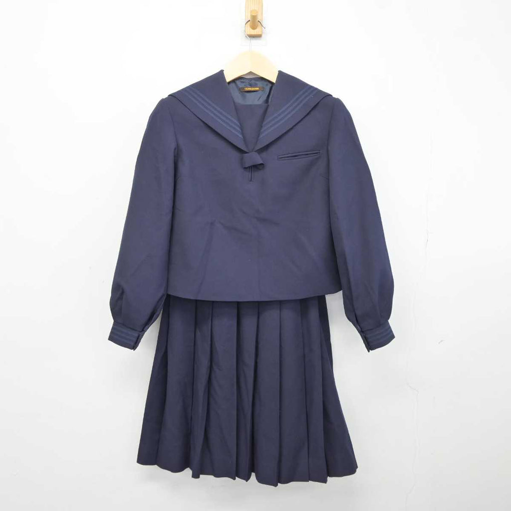 【中古】群馬県 塚沢中学校 女子制服 2点 (セーラー服・スカート) sf042525 | 中古制服通販パレイド