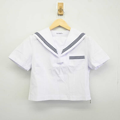 【中古】群馬県 塚沢中学校 女子制服 2点 (セーラー服・スカート) sf042527