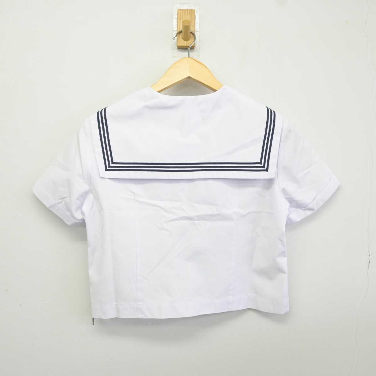 【中古】群馬県 塚沢中学校 女子制服 2点 (セーラー服・スカート) sf042527