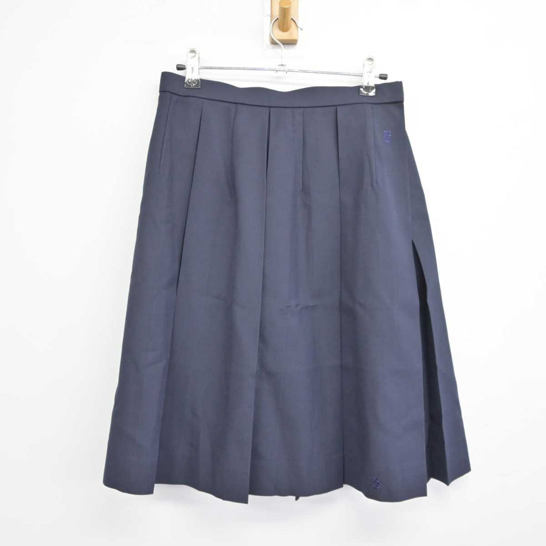 中古】青森県 八戸水産高等学校 女子制服 3点 (ブレザー・シャツ