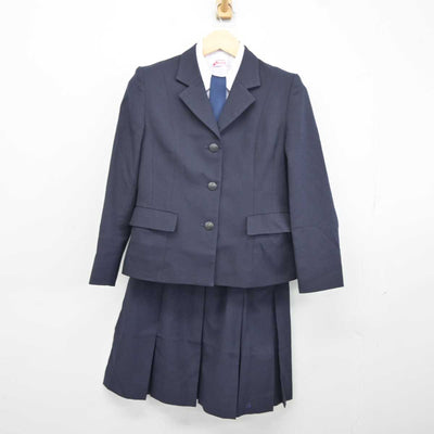 【中古】青森県 八戸水産高等学校 女子制服 4点 (ブレザー・シャツ・スカート) sf042529