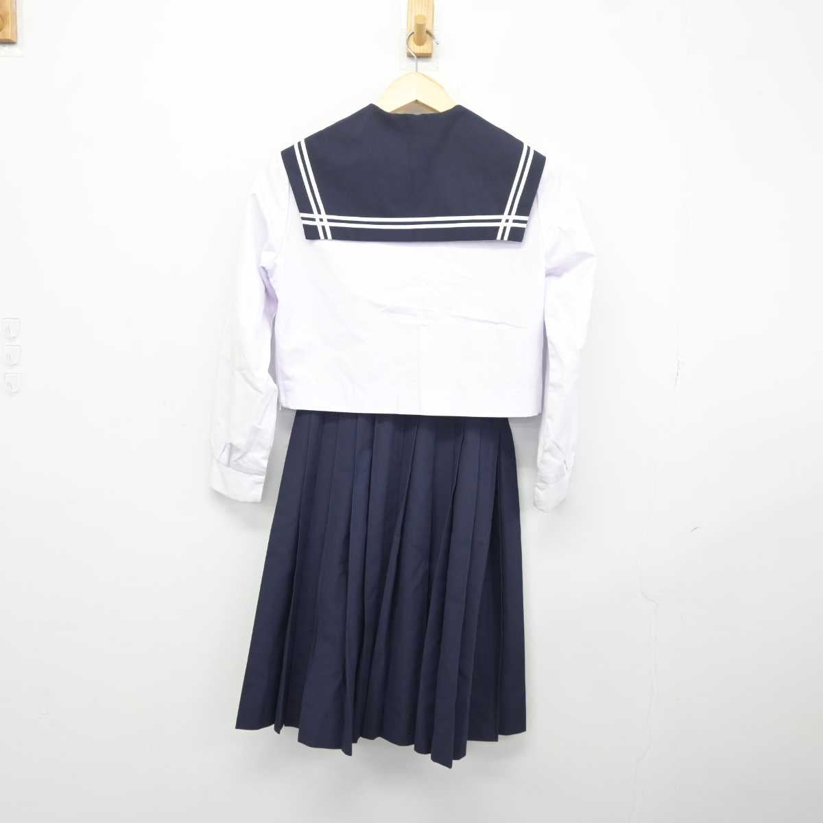 【中古】愛知県 東浦中学校  女子制服 3点 (セーラー服・スカート) sf042537