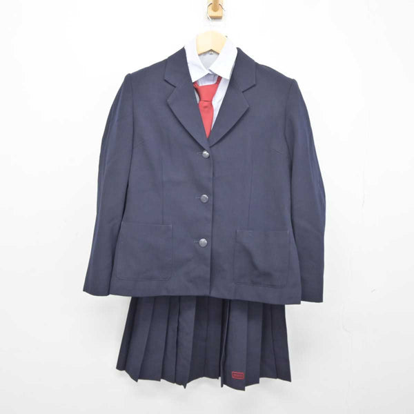 【中古】新潟県 五泉高等学校 女子制服 4点 (ブレザー・シャツ 