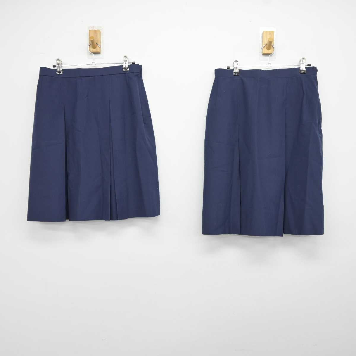 【中古】神奈川県 川崎市立有馬中学校 女子制服 3点 (ベスト・スカート・スカート) sf042560