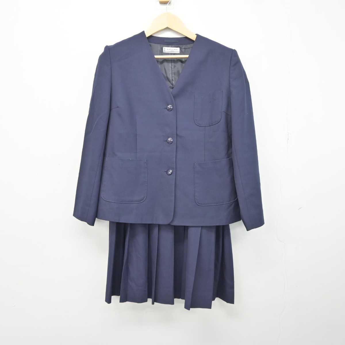 【中古】埼玉県 原山中学校 女子制服 3点 (ブレザー・ベスト・スカート) sf042562