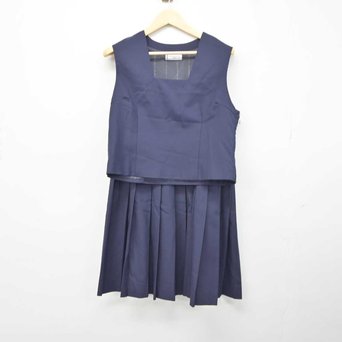 【中古】埼玉県 原山中学校 女子制服 3点 (ブレザー・ベスト・スカート) sf042562