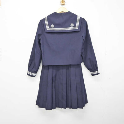 【中古】埼玉県 松山女子高等学校 女子制服 2点 (セーラー服・スカート) sf042574