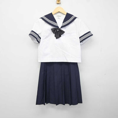 【中古】埼玉県 松山女子高等学校 女子制服 4点 (セーラー服・スカート) sf042575