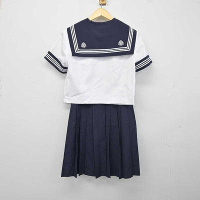 【中古】埼玉県 松山女子高等学校 女子制服 4点 (セーラー服・スカート) sf042575