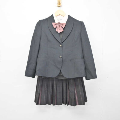 【中古】東京都 東洋女子高等学校 女子制服 5点 (ブレザー・ニット・シャツ・スカート) sf042576