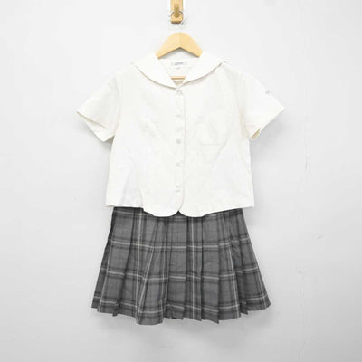 【中古】東京都 東洋女子高等学校 女子制服 3点 (シャツ・スカート) sf042577