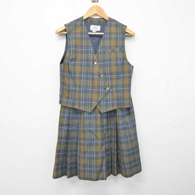 【中古】北海道 札幌市立平岡中学校 女子制服 3点 (ブレザー・ベスト・スカート) sf042584