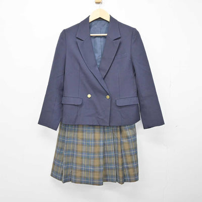 【中古】北海道 札幌市立平岡中学校 女子制服 2点 (ブレザー・スカート) sf042587