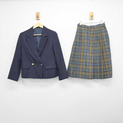 【中古】北海道 札幌市立平岡中学校 女子制服 2点 (ブレザー・スカート) sf042587