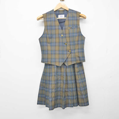 【中古】北海道 札幌市立平岡中学校 女子制服 4点 (ブレザー・ベスト・スカート) sf042589