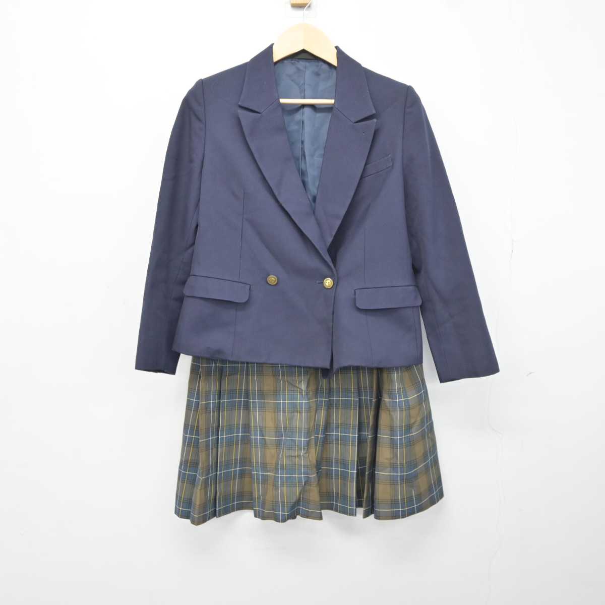 【中古】北海道 札幌市立平岡中学校 女子制服 2点 (ブレザー・スカート) sf042590